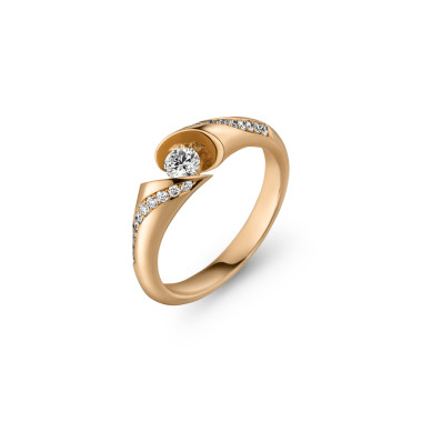         Roségold, Ringe, Schaffrath CALLA Diamantring