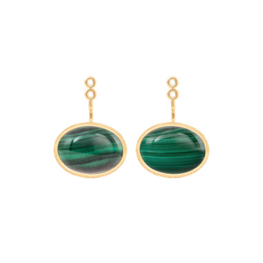         Gelbgold, Ohrringe, Ole Lynggaard Copenhagen Lotus Einhänger für Ohrringe groß