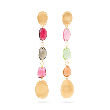         Gelbgold, Ohrringe, Marco Bicego Lunaria Color Ohrhänger