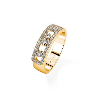        Gelbgold, Ringe, Messika Move Noa Pavé Ring