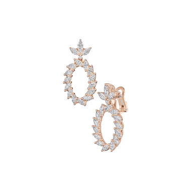         Roségold, Ohrringe, Chopard L'Heure du Diamant Marquise Ohrhänger