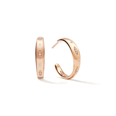         Roségold, Ohrringe, Tamara Comolli GYPSY Creolen Large