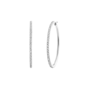         Weißgold, Ohrringe, Ole Lynggaard Copenhagen Love Band Creole giga