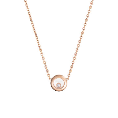         Roségold, Halsschmuck, Chopard Happy Diamonds Icons Halskette