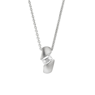         Weißgold, Halsschmuck, Schaffrath CALLA Collier