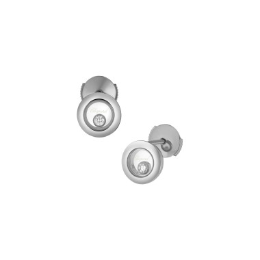         Weißgold, Ohrringe, Chopard Happy Diamonds Icons Ohrstecker