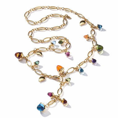         Gelbgold, Halsschmuck, Tamara Comolli MIKADO Halskette 'Candy'