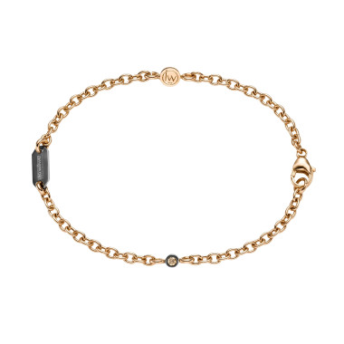         Roségold, Armschmuck, Leo Wittwer Men Armband