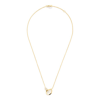         Gelbgold, Halsschmuck, Tamara Comolli SIGNATURE Halskette 2 Drops 