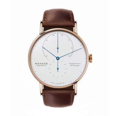         Handaufzug, NOMOS Glashütte Lambda Roségold