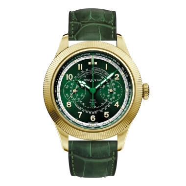         Handaufzug, Montblanc 1858 The Unveiled Timekeeper Minerva Limited Edition