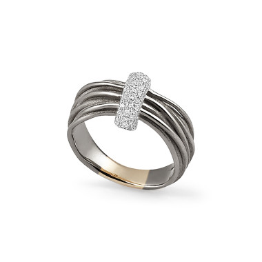         Gold farbig beschichtet, Ringe, Annamaria Cammilli Tie Chic Ring
