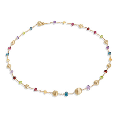         Gelbgold, Halsschmuck, Marco Bicego Africa Gemstone Halskette