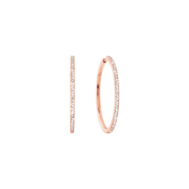         Roségold, Ohrringe, Ole Lynggaard Copenhagen Love Band Creole groß