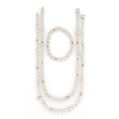         Roségold, Halsschmuck, Gellner Modern Classics Set (2 Colliers und 1 Armband)