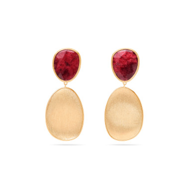         Gelbgold, Ohrringe, Marco Bicego Lunaria Color Ohrhänger