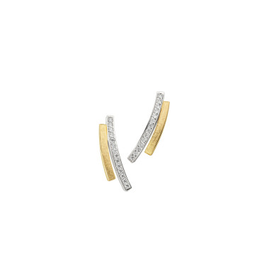         Gelbgold, Ohrringe, Schmuckwerk Saturn Ohrstecker