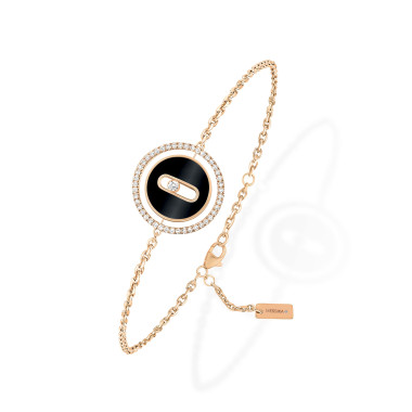         Roségold, Armschmuck, Messika Lucky Move Armband KM Onyx