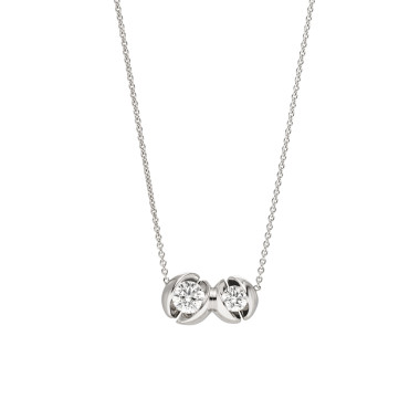         Weißgold, Halsschmuck, Schaffrath CALLA Collier