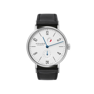         Handaufzug, NOMOS Glashütte Tangente Datum Gangreserve