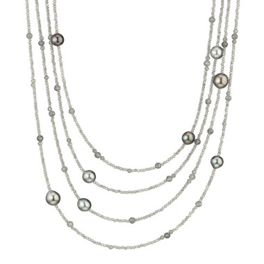         Weißgold, Halsschmuck, Gellner Big Bang Collier