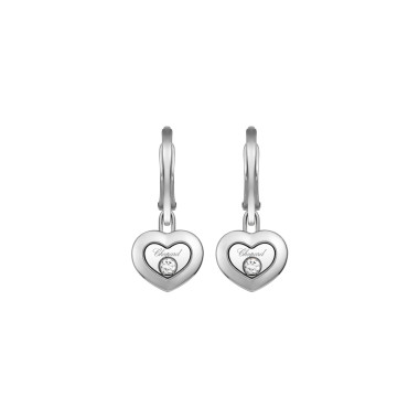         Weißgold, Ohrringe, Chopard Happy Diamonds Icons Ohrhänger