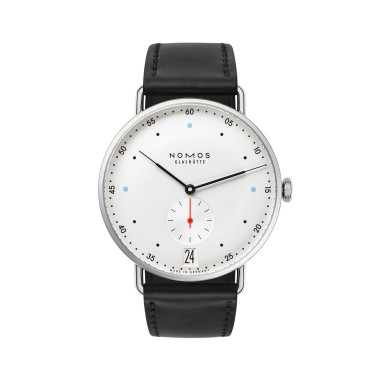         Handaufzug, NOMOS Glashütte Metro 38 Datum