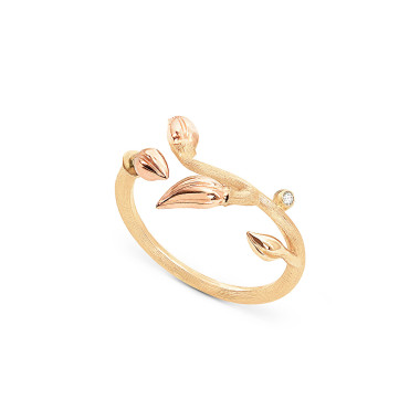         Roségold, Ringe, Ole Lynggaard Copenhagen Blooming Ring