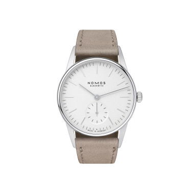         Handaufzug, NOMOS Glashütte Orion 33 weiß