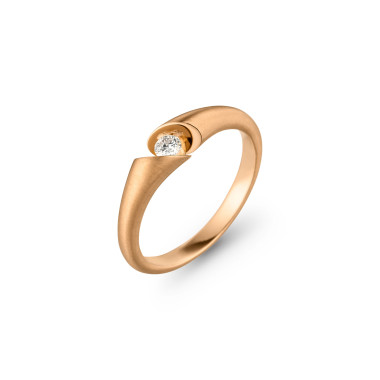         Roségold, Ringe, Schaffrath CALLA Solitaire