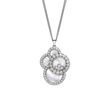         Weißgold, Halsschmuck, Chopard Happy Dreams Anhänger mit Halskette