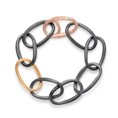        Silber, Armschmuck, Ole Lynggaard Copenhagen Love Armband Heavy