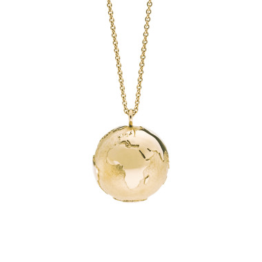         Gelbgold, Halsschmuck, Schmuckwerk Meine Welt Anhänger mit Halskette