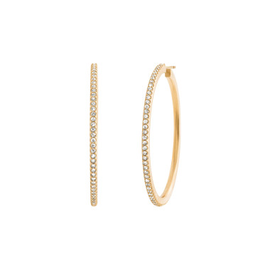         Gelbgold, Ohrringe, Ole Lynggaard Copenhagen Love Bands Creolen giga