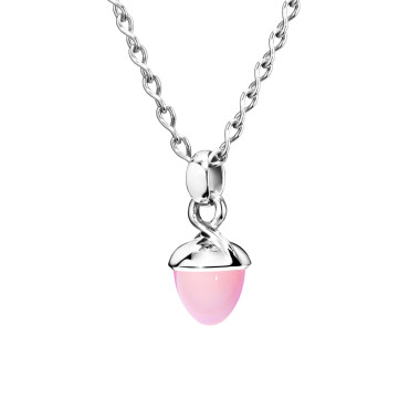         Weißgold, Halsschmuck, Tamara Comolli MIKADO Bouquet Anhänger mit Chalcedon