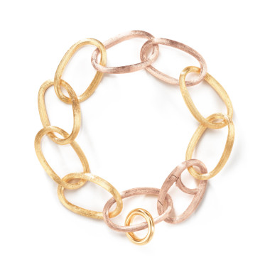        Roségold, Armschmuck, Ole Lynggaard Copenhagen Love Armband groß mit Anhänger
