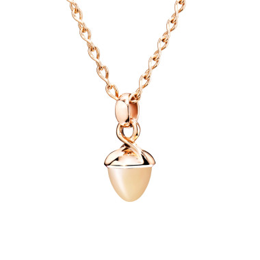         Roségold, Halsschmuck, Tamara Comolli MIKADO Bouquet Anhänger mit Mondstein