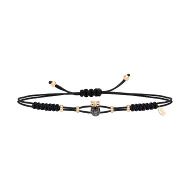         Roségold, Armschmuck, Pippo Perez Eule klein Armband