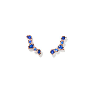         Roségold, Ohrringe, Tamara Comolli GYPSY Ohrringe Crawler 'Ocean'