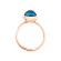 Tamara Comolli BOUTON Ring Small mit London Topas - Bild 2