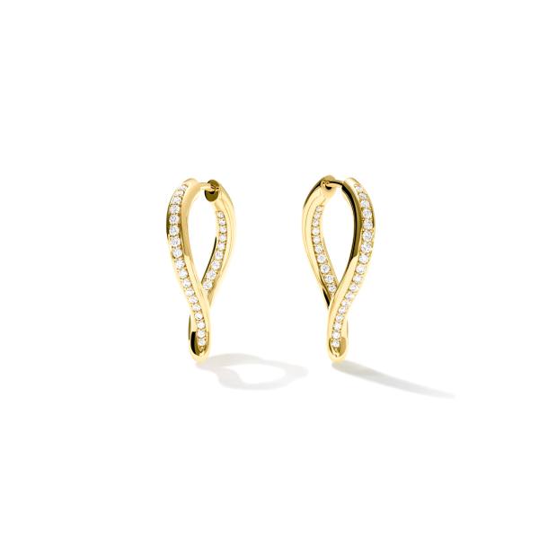 Tamara Comolli SIGNATURE Ohrringe Hoop Drop  E-Sig-Ho-TDr-p-yg