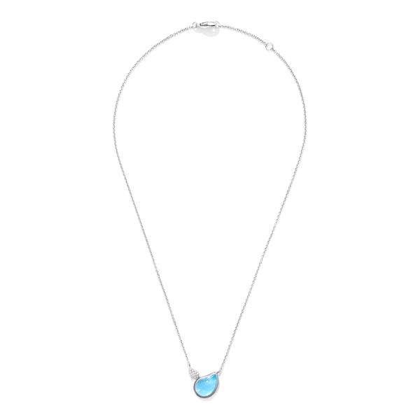 Tamara Comolli SIGNATURE Halskette 2 Drops  N-Sig-2Dr-ToSw-p-wg