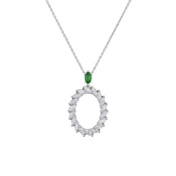 Chopard L'Heure du Diamant Marquise Anhänger mit Halskette 79A061-1401
