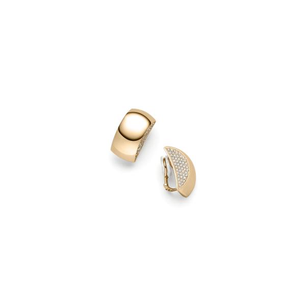 IsabelleFa Ohrclips "Tonneau 25" Pavé 00938-GCLBR-ROS