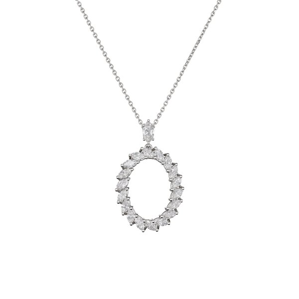 Chopard L'Heure du Diamant Marquise Anhänger mit Halskette 79A061-1001