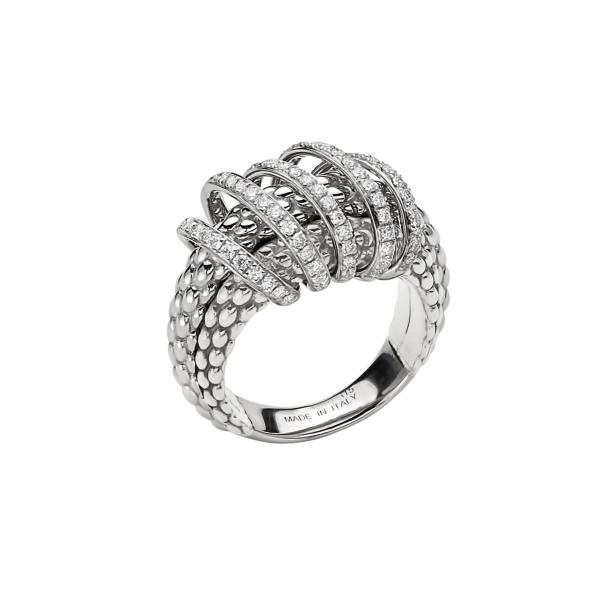 FOPE Solo Ring mit Diamanten ausgefaßt 65106AX_PB_B_XBX_140