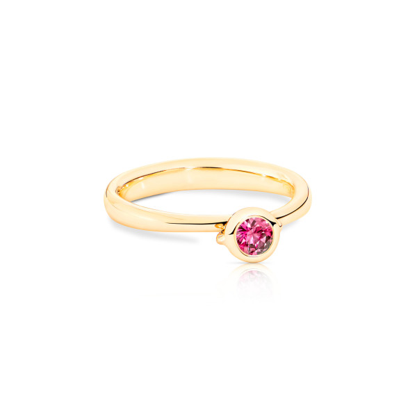 Tamara Comolli BOUTON Solitaire Ring mit Spinell R-BOU-Sol-Spi-yg
