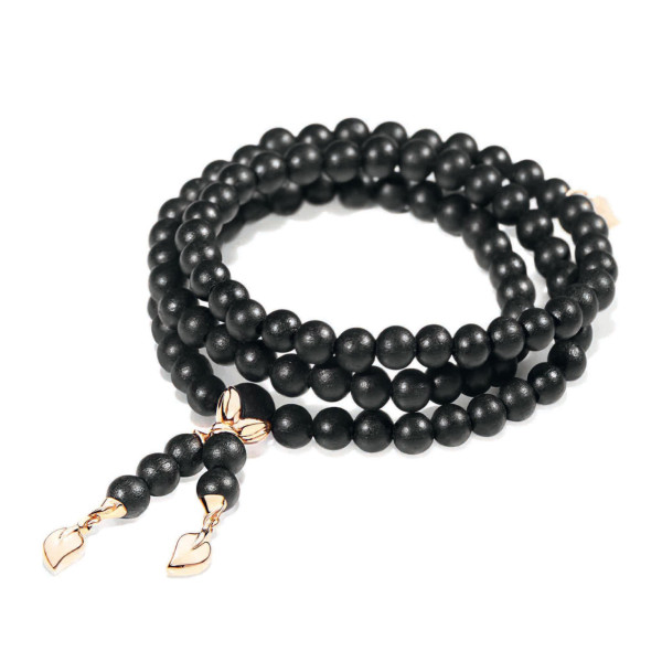 Tamara Comolli INDIA Armband mit Ebenholz Medium B-IND-EW-m-rg