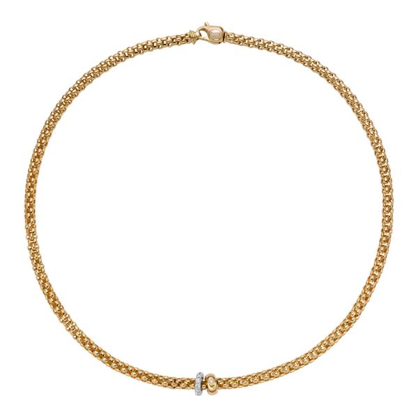 FOPE Solo Flex'it Collier mit Diamanten 62406CX_PB_G_BGX_043