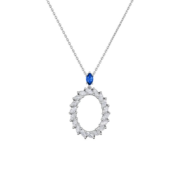 Chopard L'Heure du Diamant Marquise Anhänger mit Halskette 79A061-1501